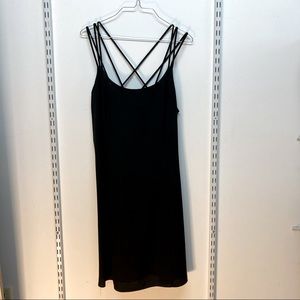 Women’s sleeveless black dress